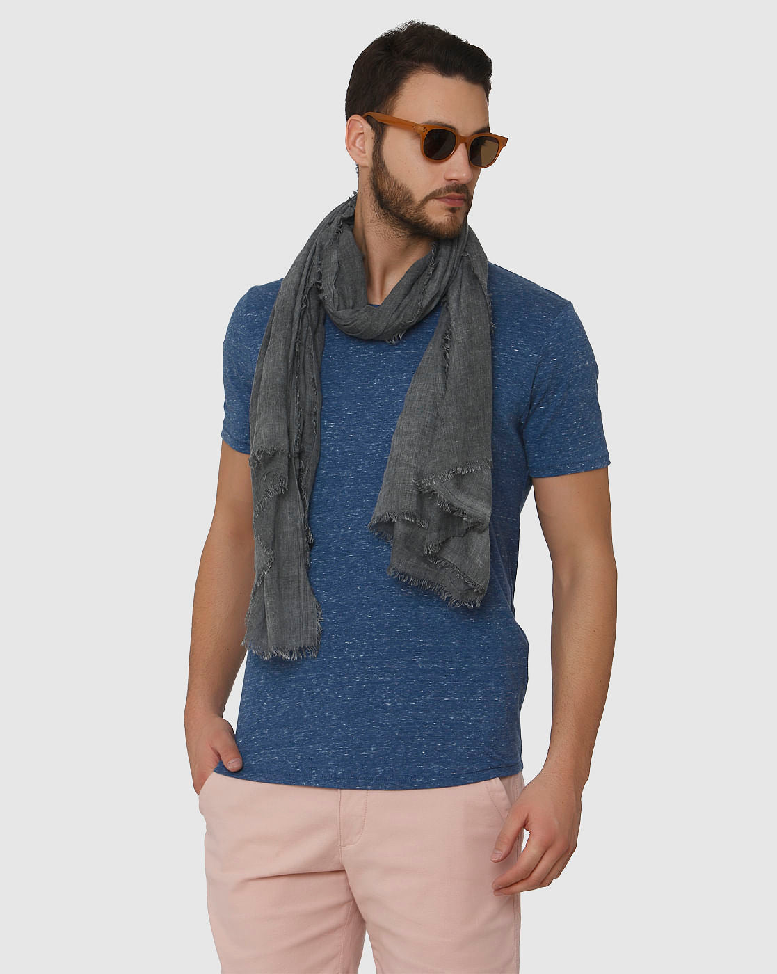 Blue Crew Neck T-Shirt