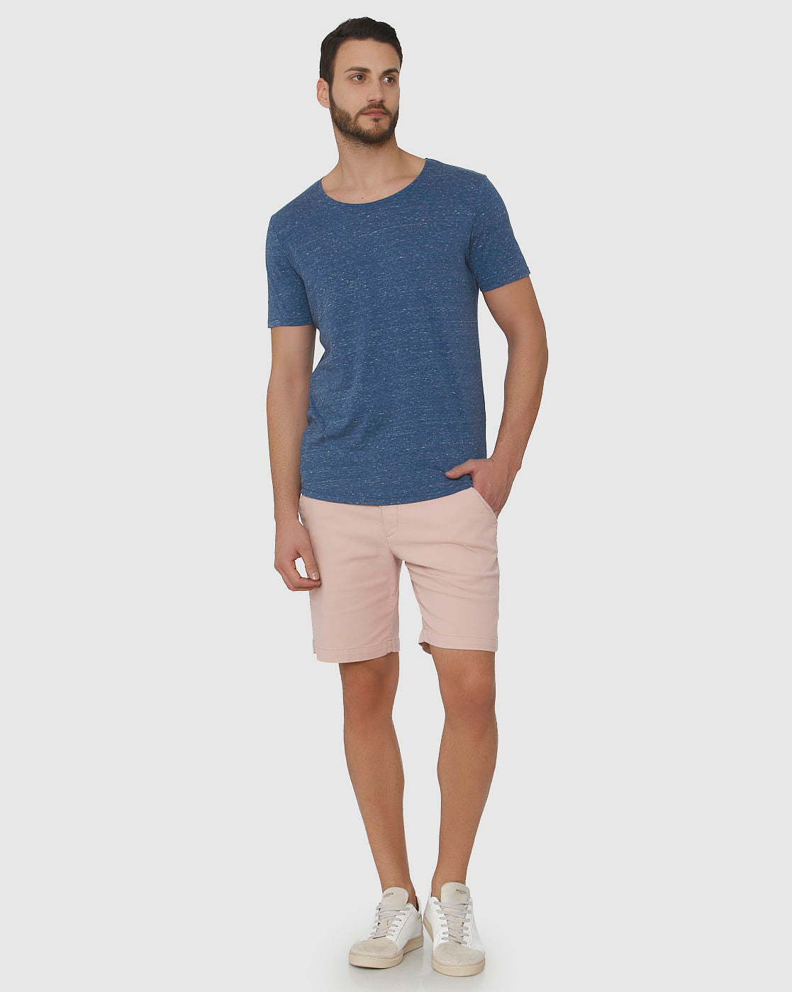 Blue Crew Neck T-Shirt