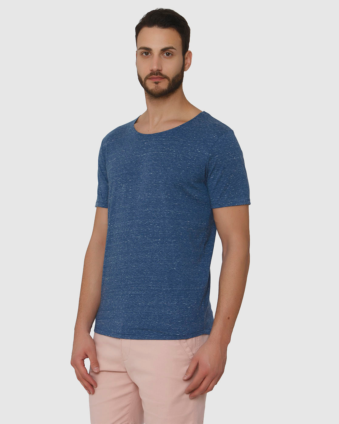 Blue Crew Neck T-Shirt