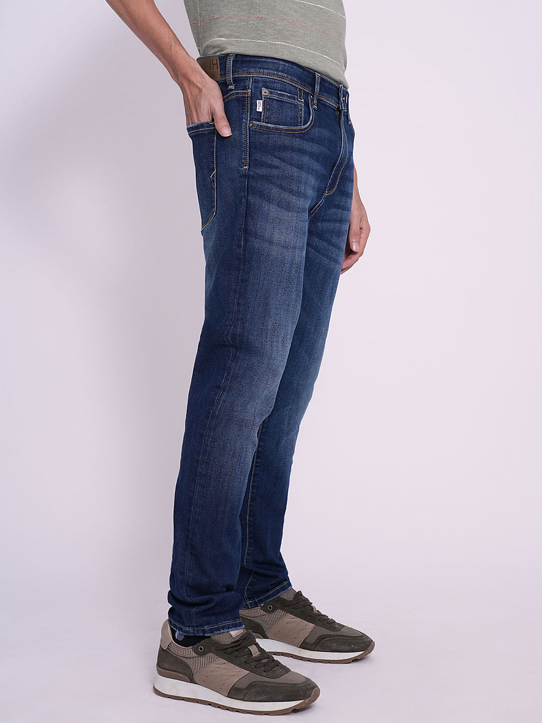 Dark Blue Slim Fit Jeans