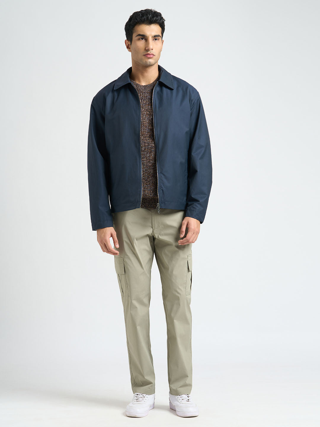 Spread Collar Organic Cotton Jacket