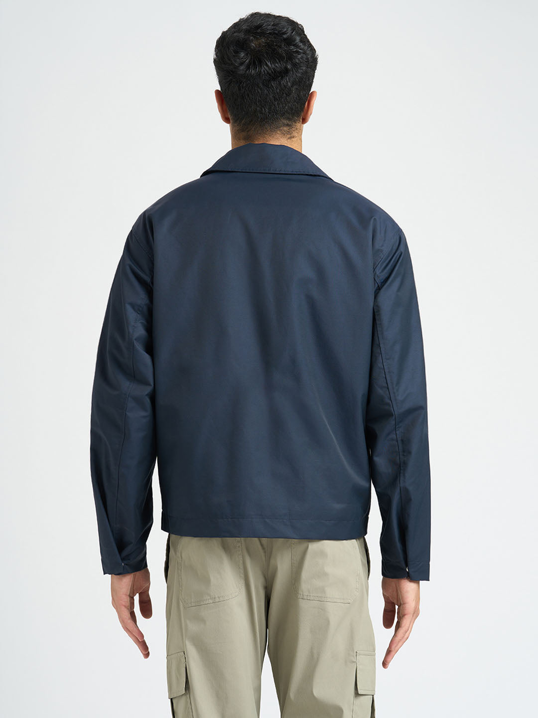 Spread Collar Organic Cotton Jacket