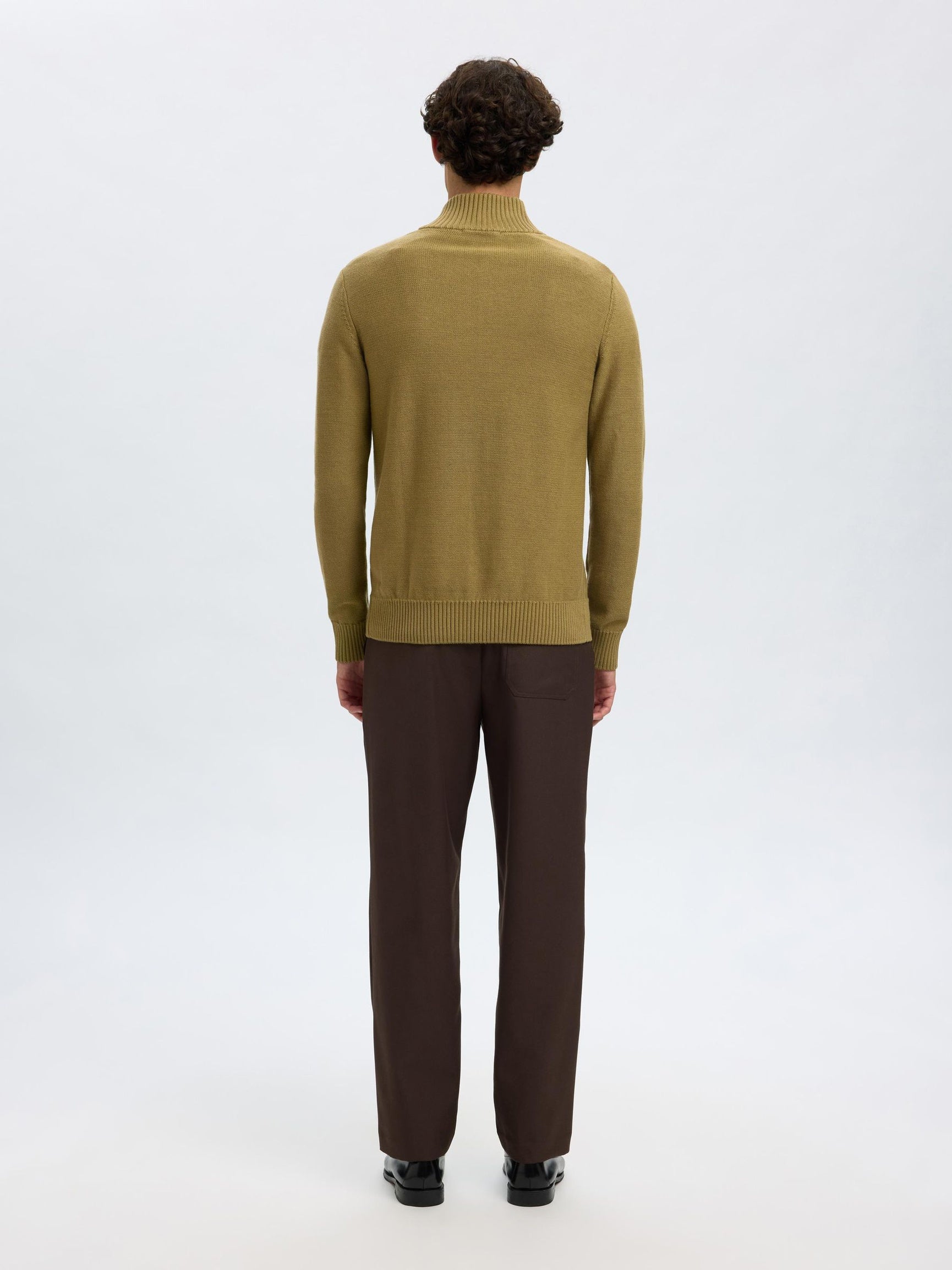 Half-Zip Organic Cotton Pullover