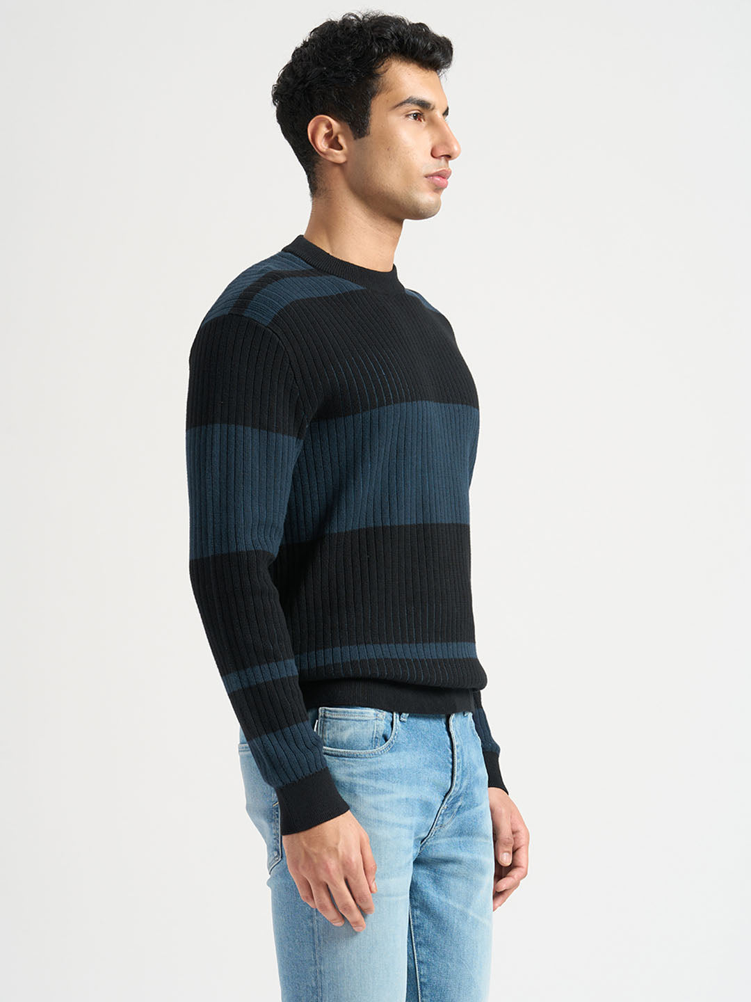 Organic Cotton Colourblocked Pullover