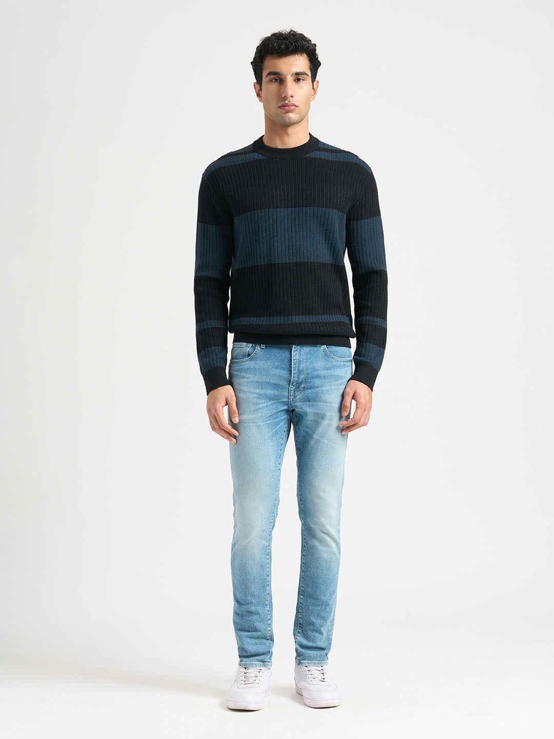 Organic Cotton Colourblocked Pullover