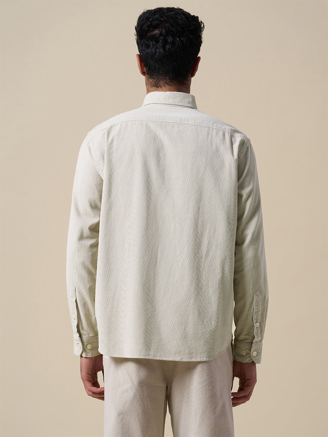 Button Down Collar Corduroy Shirt