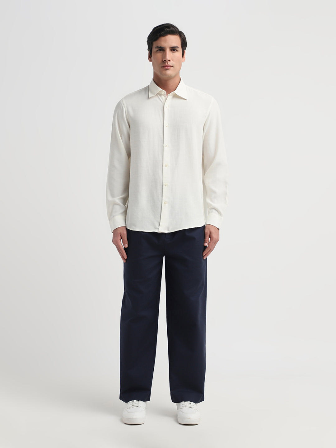 Charlie Tencel Slub Shirt - Off-White