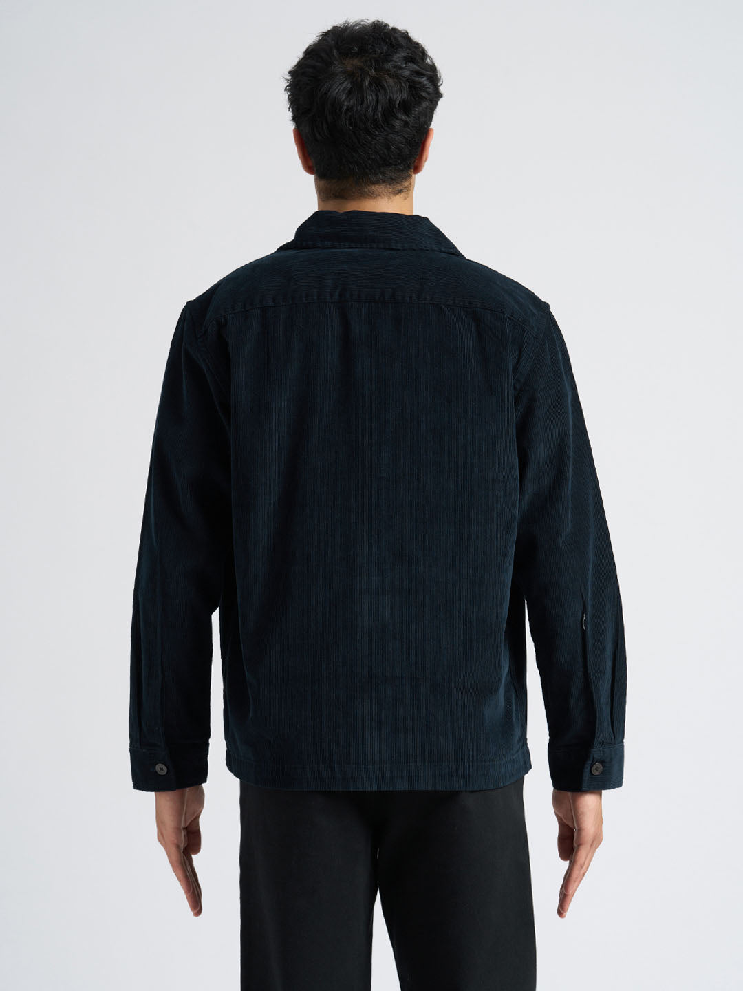 Organic Cotton Corduroy Overshirt - Blue