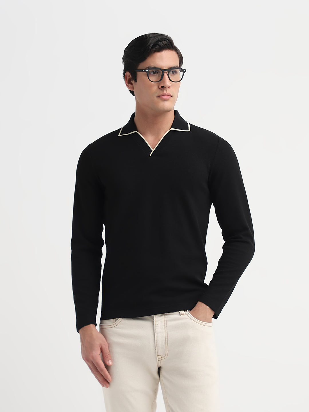 Adley Waffle Slim Fit Polo