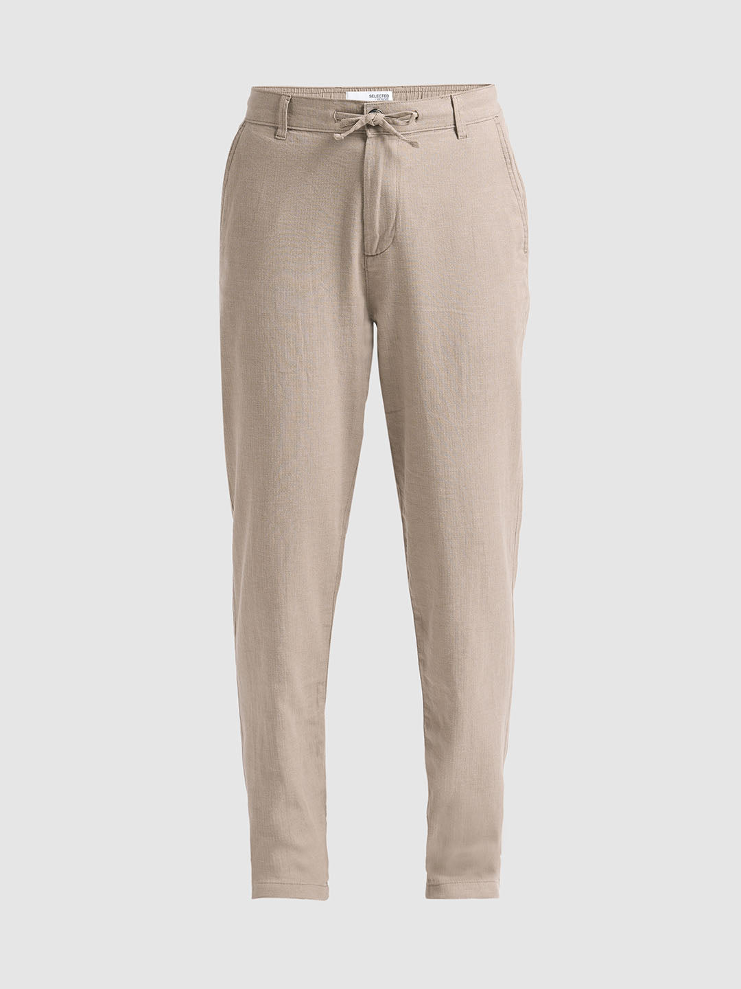 Slim Fit Linen Blend Pants