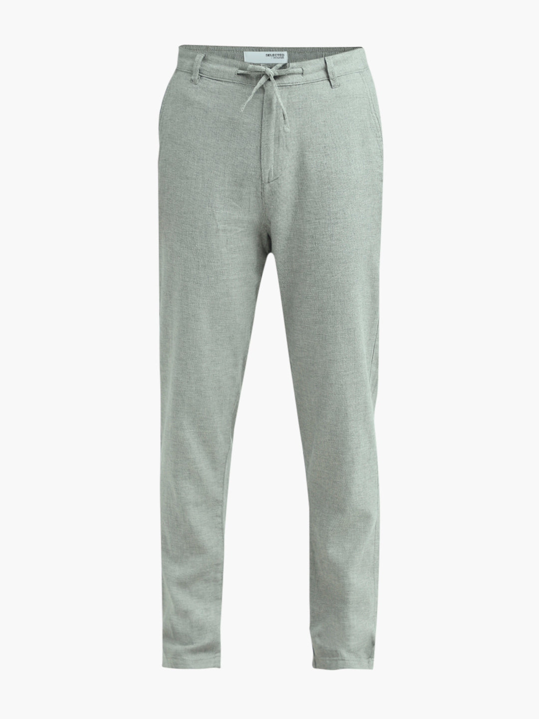 Slim Tapered Linen Blend Pants