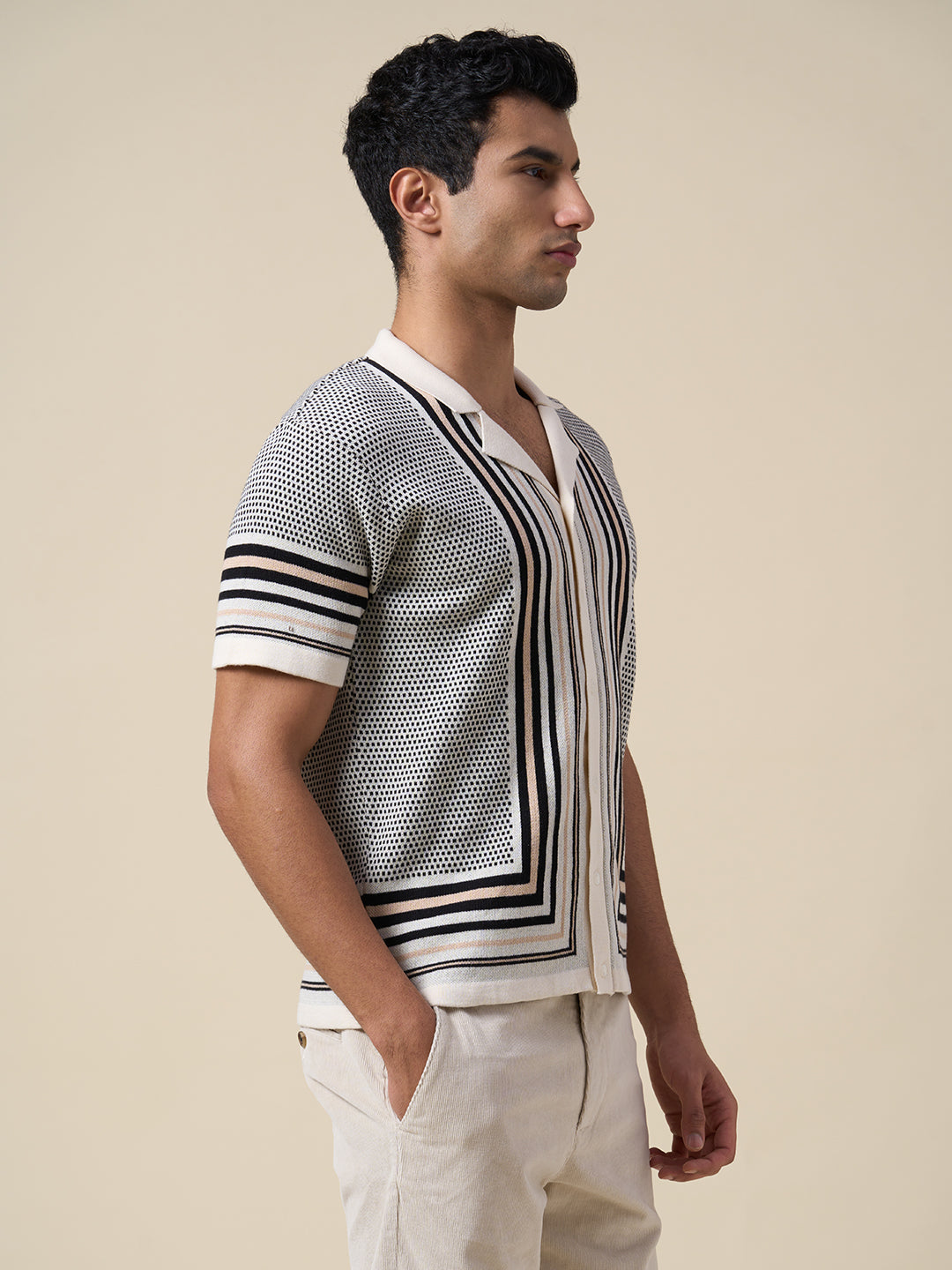 Cotton Knitted Polo Shirt
