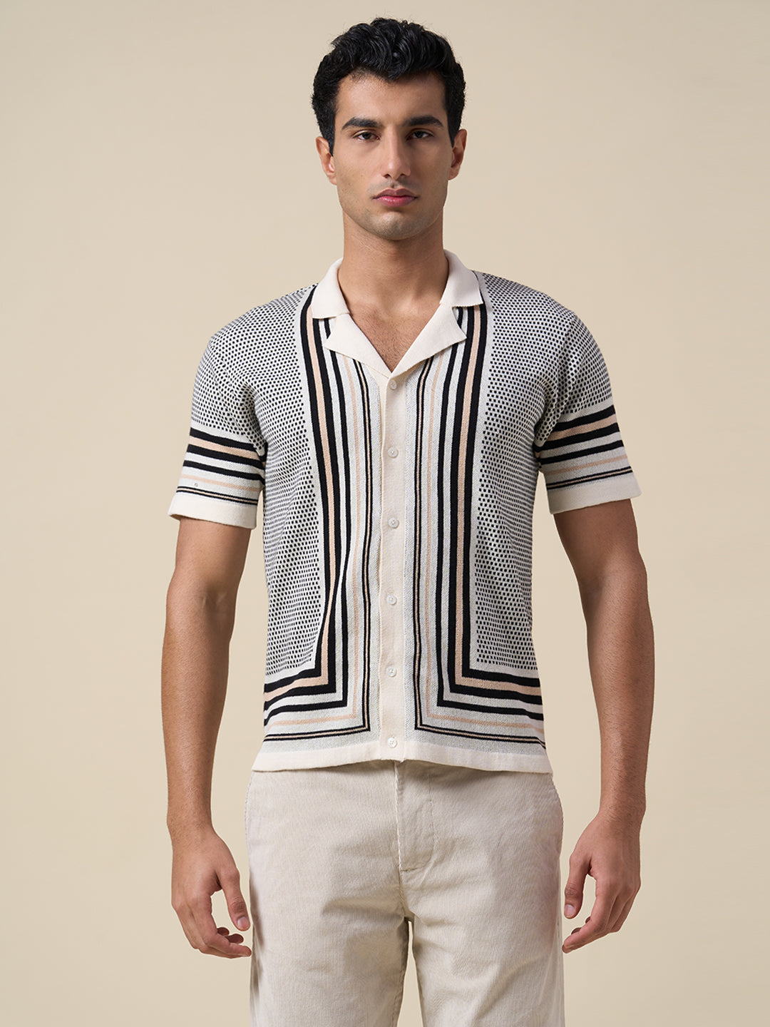 Cotton Knitted Polo Shirt