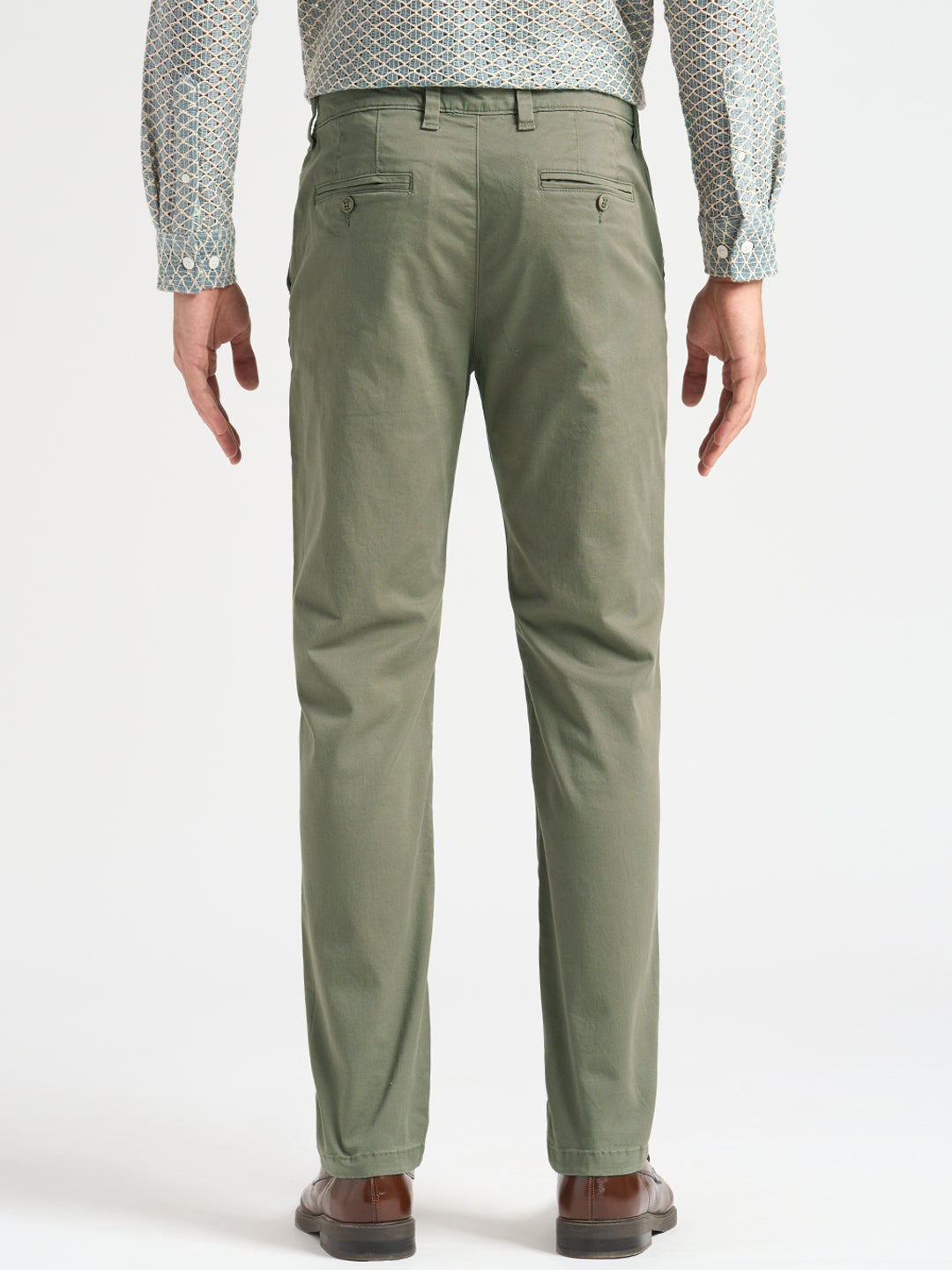 Green Slim Fit Chino Pants