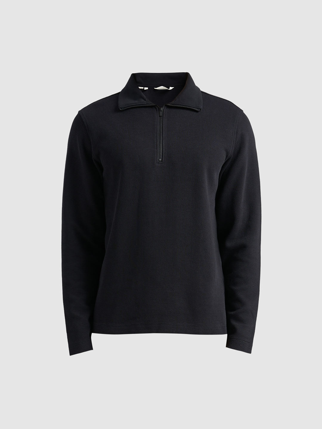 Cotton Blend Zipped Sweatshirt