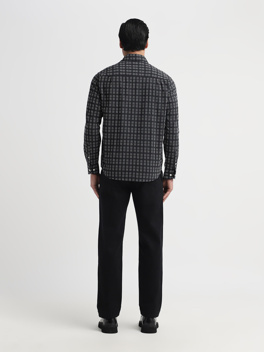 Organic Cotton Dobby Check Shirt