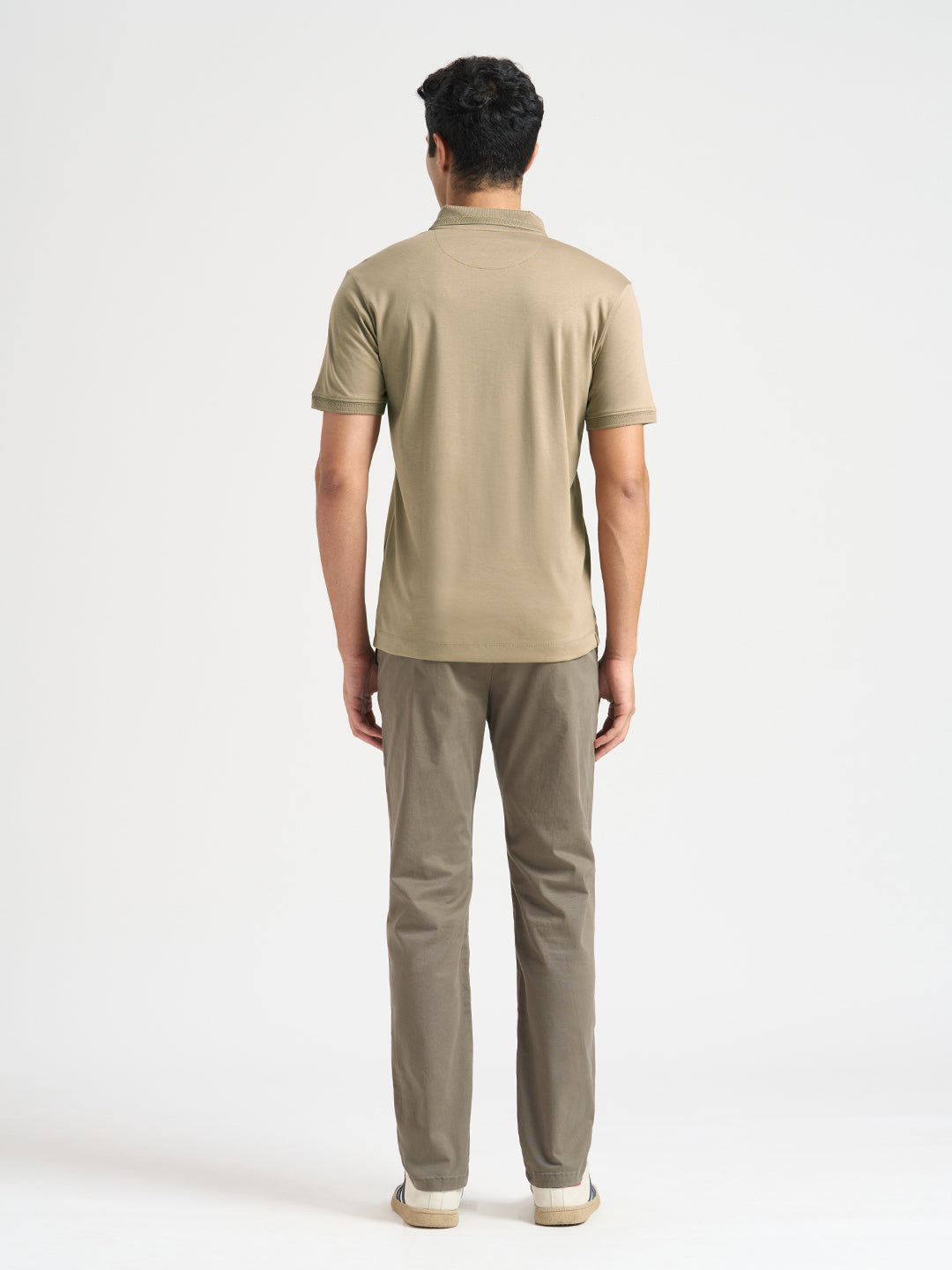 Logo Printed Cotton Polo