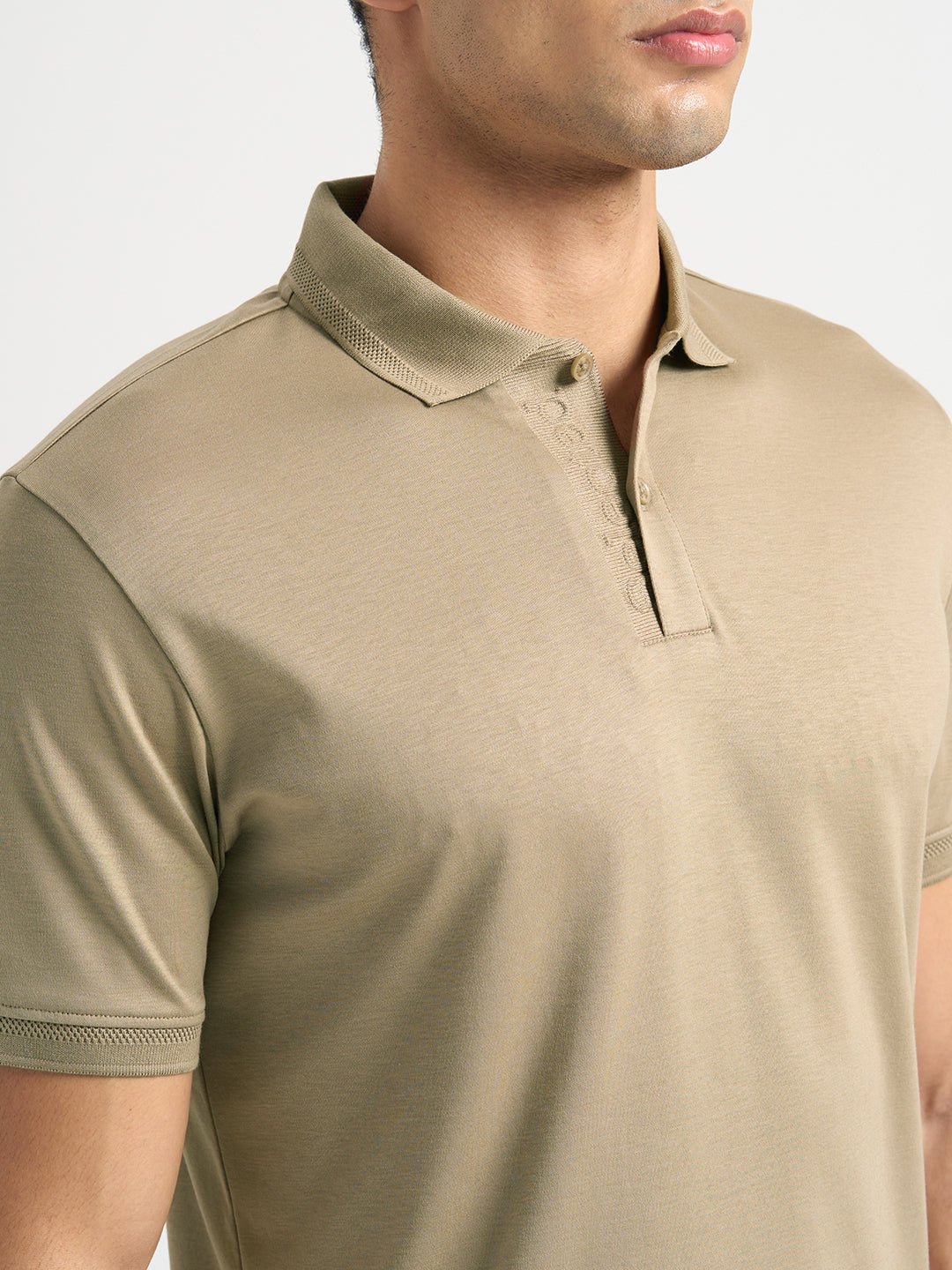 Logo Printed Cotton Polo