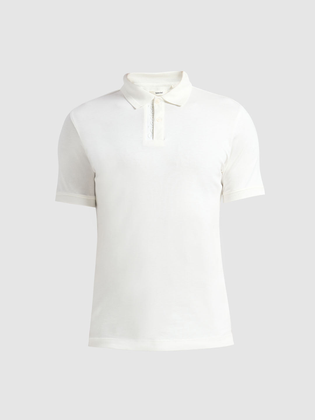 Cotton Logo Text Polo