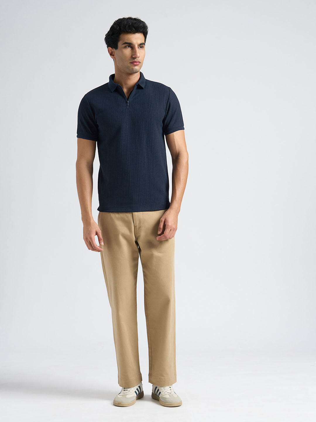 Textured Jacquard Polo