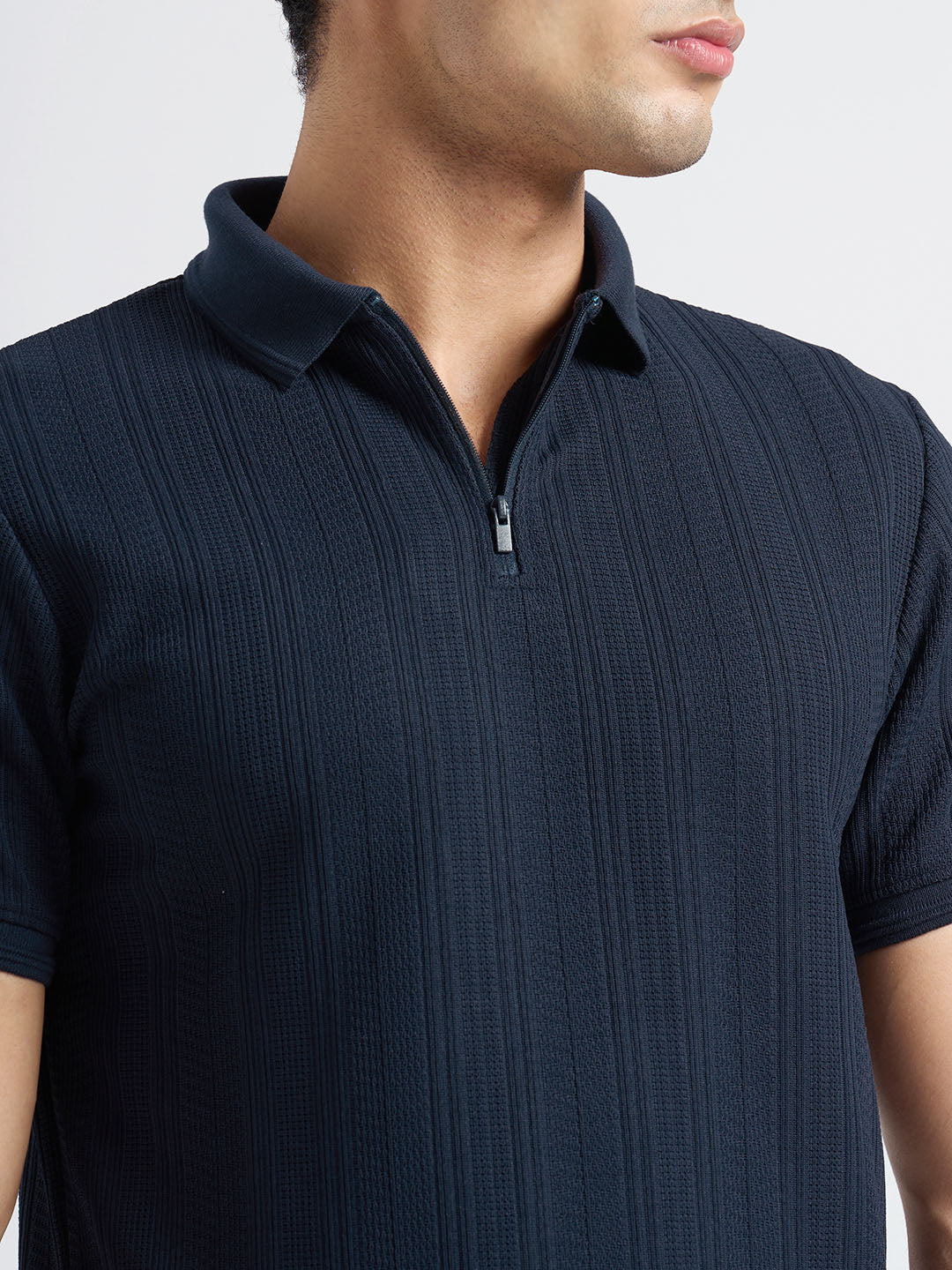 Textured Jacquard Polo