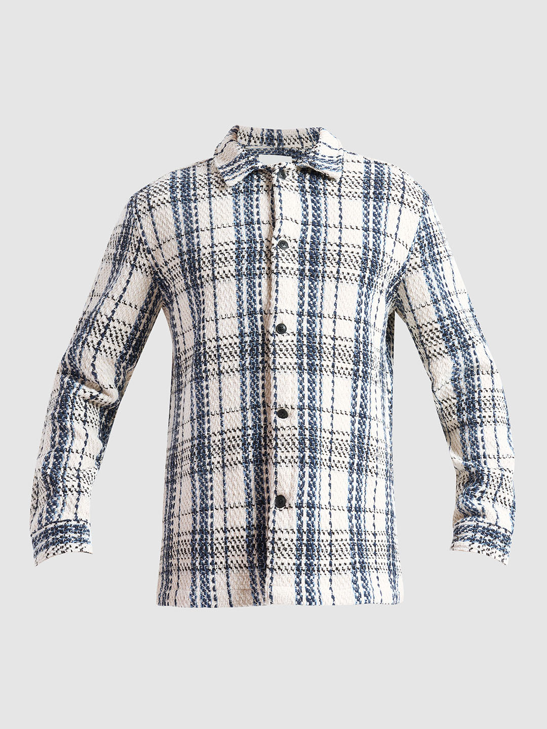 White Check Overshirt
