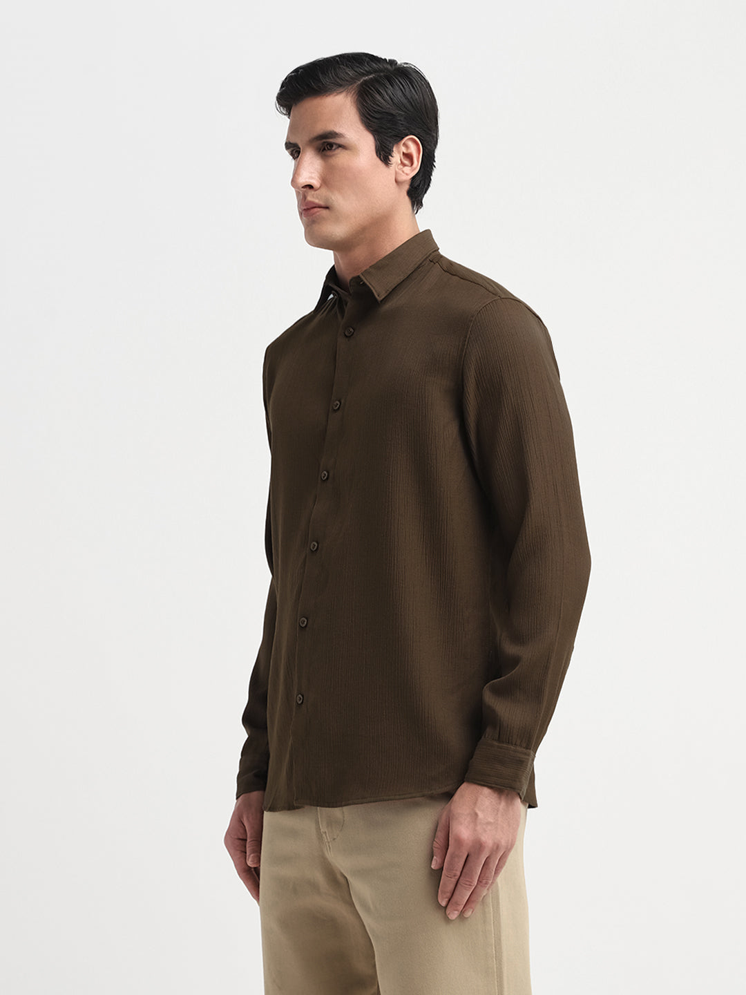 Regular Fit Full Sleeves Shirt