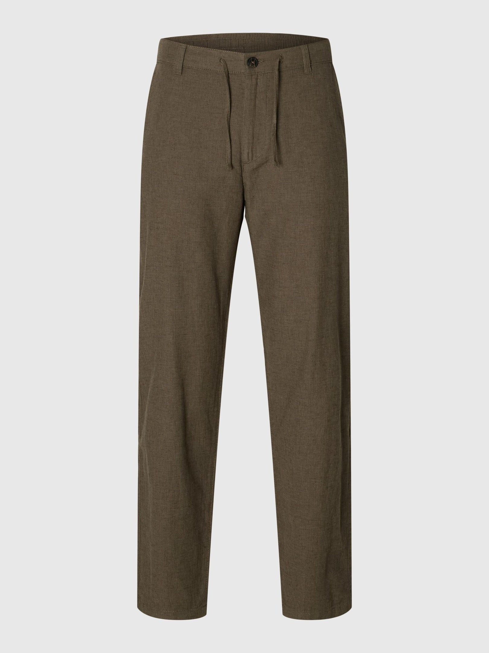 Slim Fit Linen Blend Pants