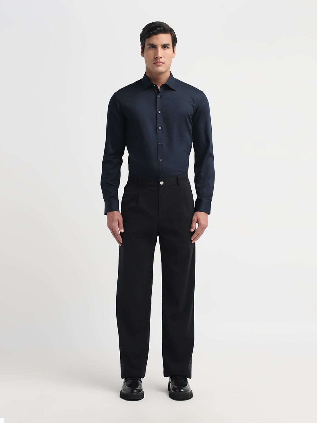 Regular Fit Performance Shirt - Dark Blue