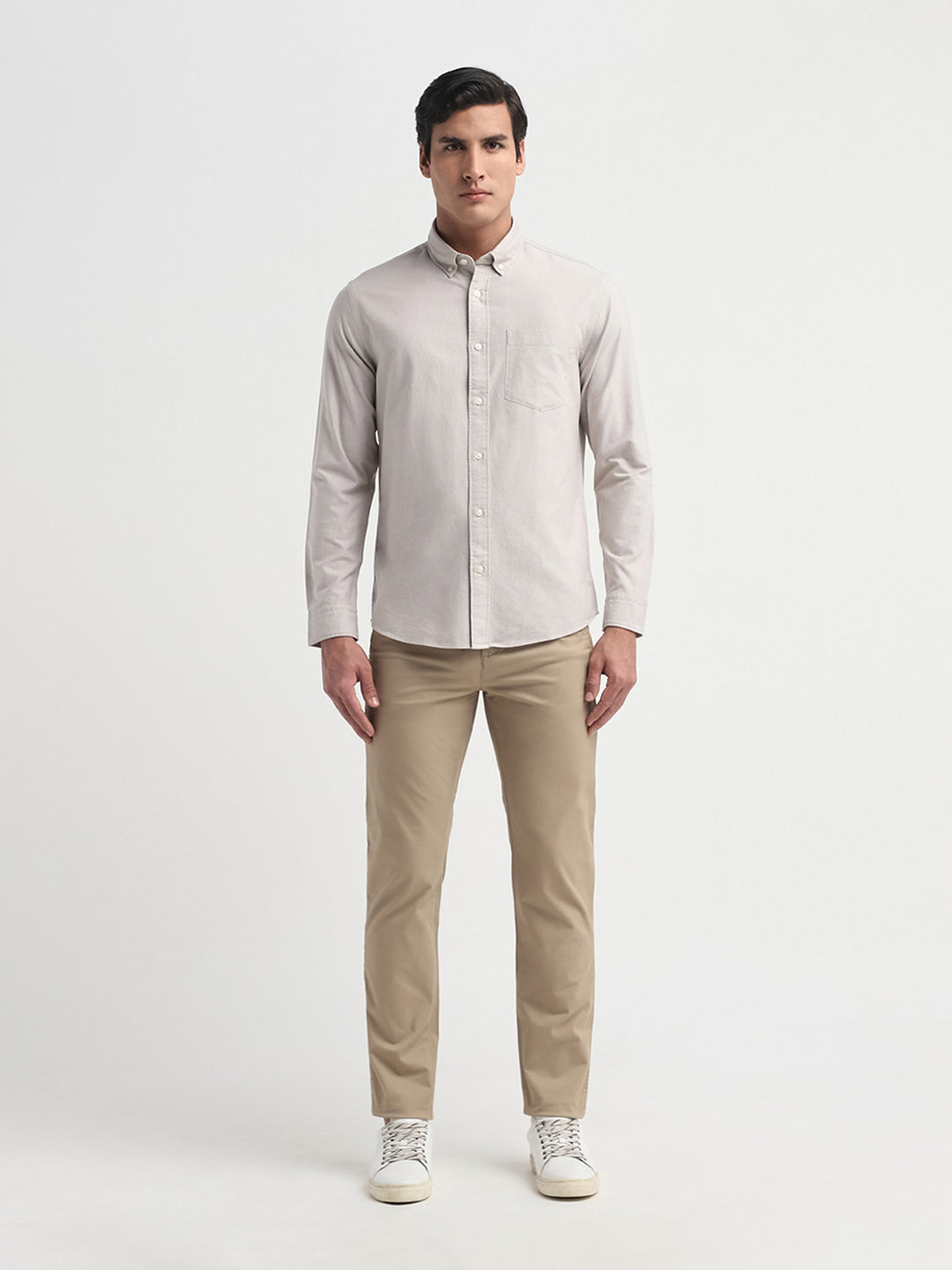Button Down Collar Regular Fit Shirt
