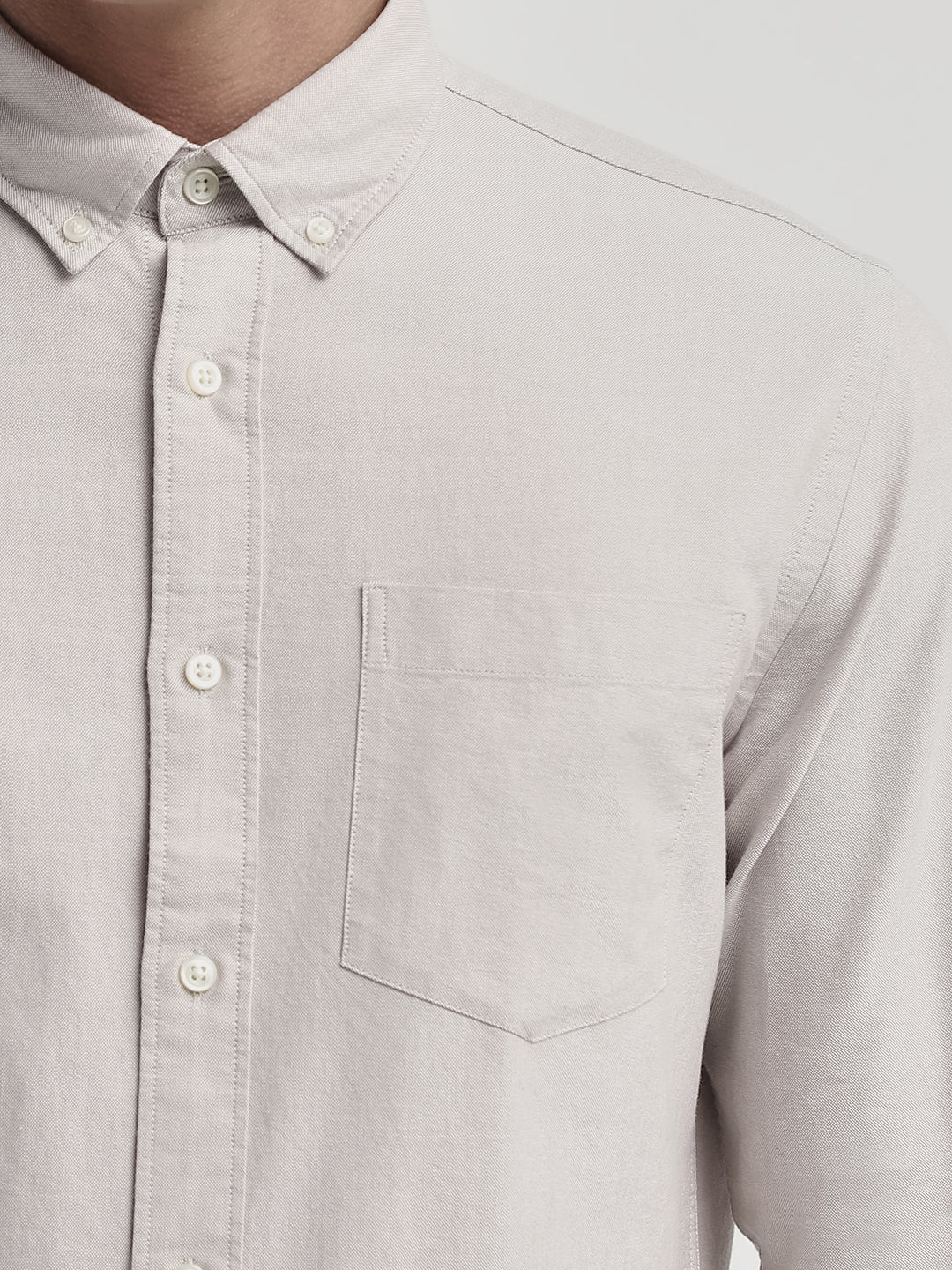 Button Down Collar Regular Fit Shirt