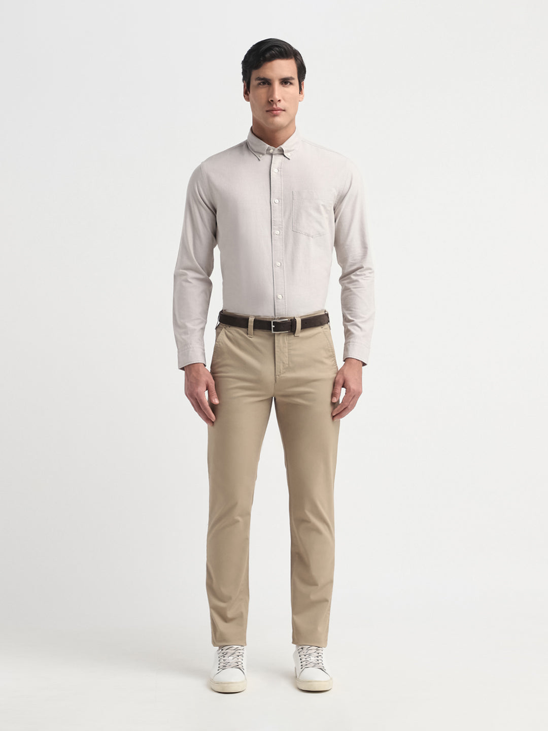 Button Down Collar Regular Fit Shirt