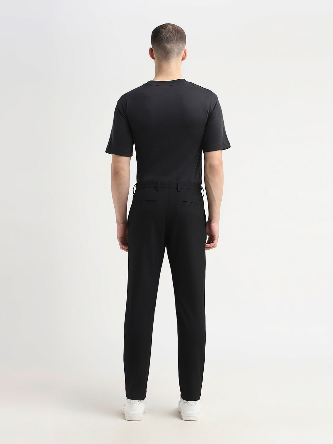 Slim Fit Flex Pants - Black