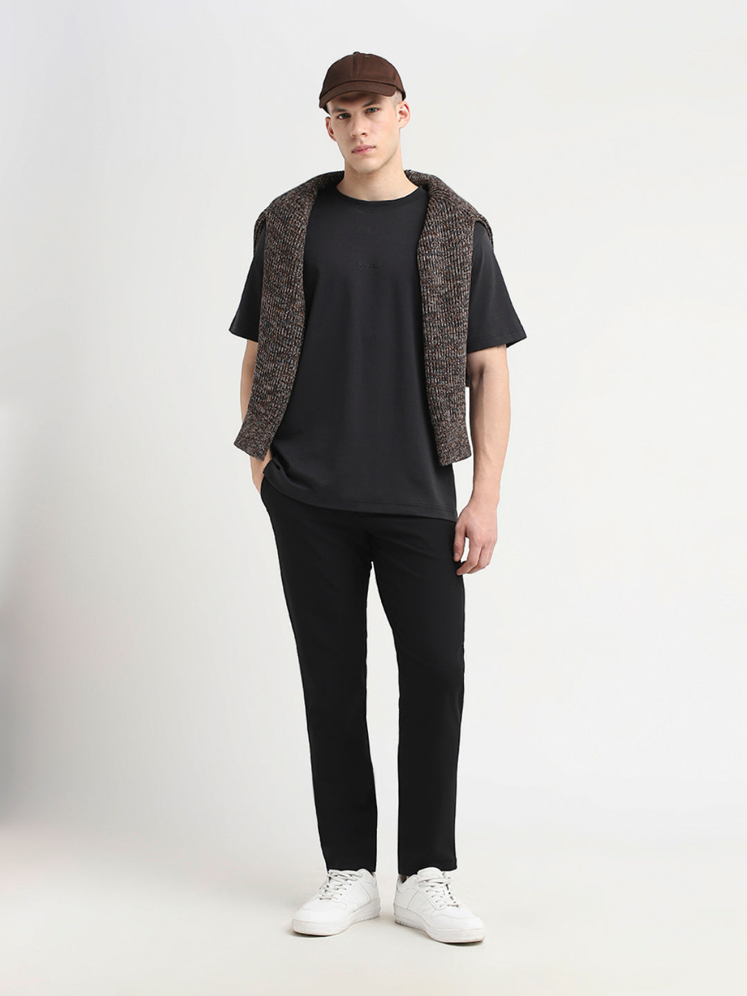 Slim Fit Flex Pants - Black