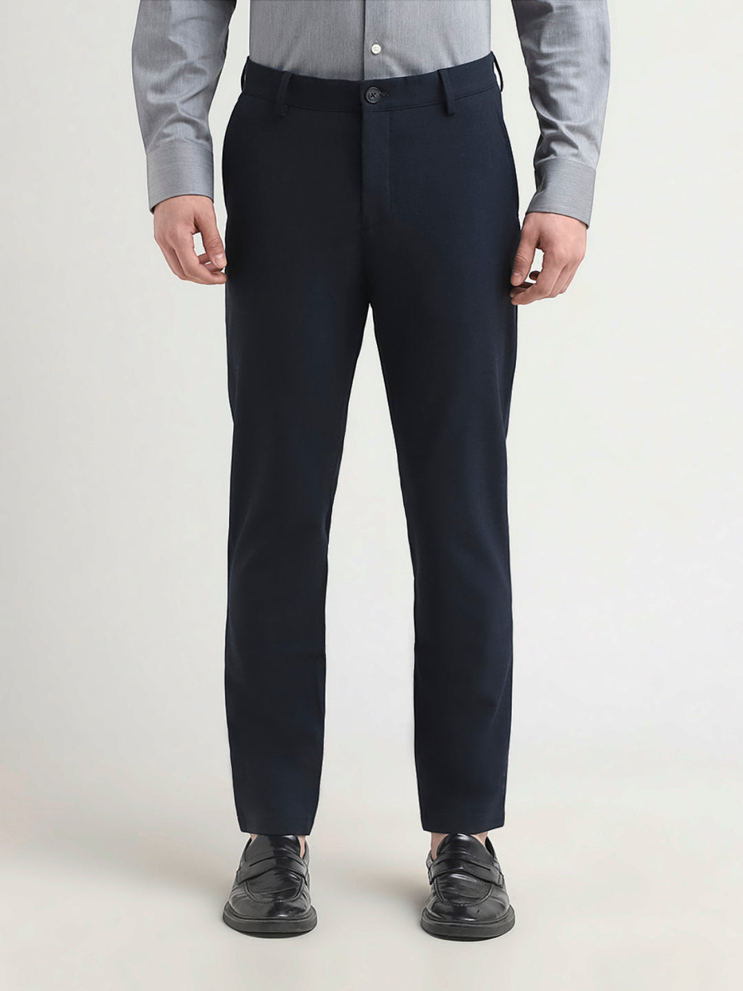 Slim Fit Flex Pants - Dark Blue