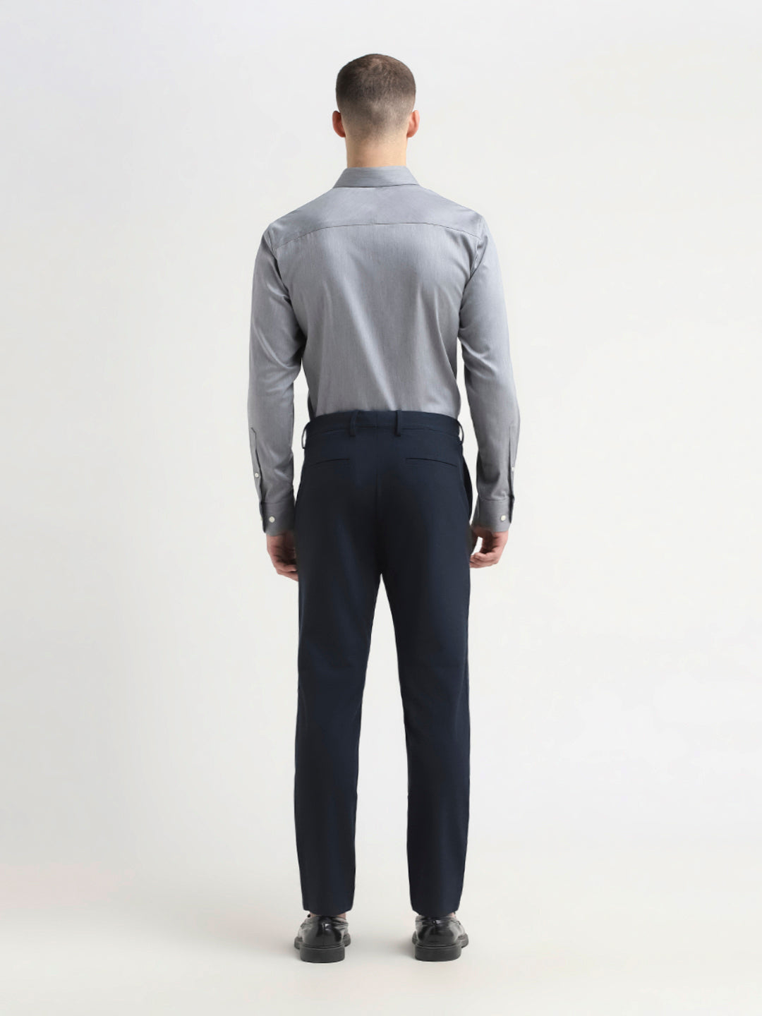 Slim Fit Flex Pants - Dark Blue