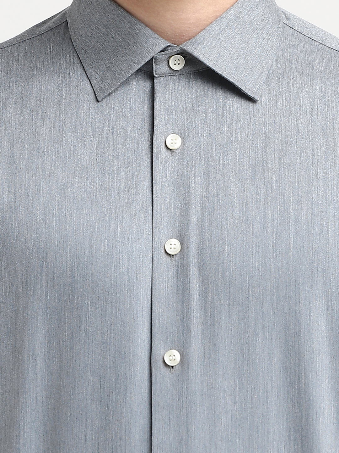 Stretch Slim Fit Shirt - Grey