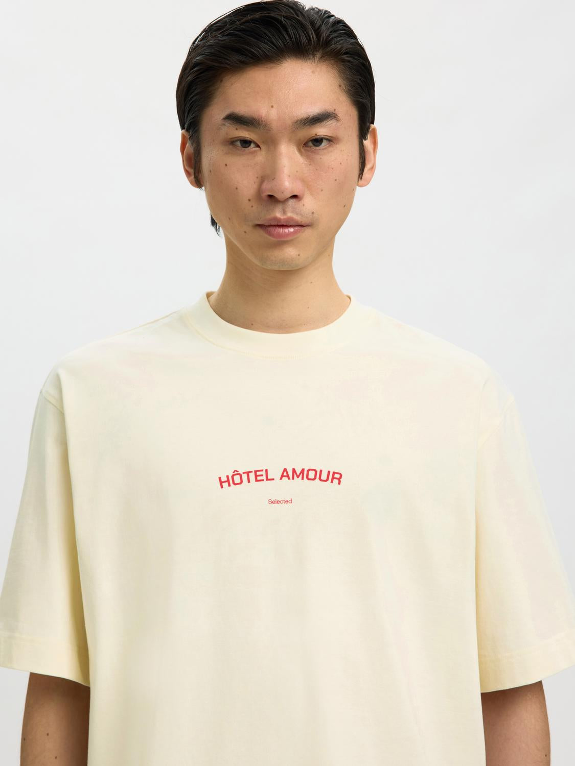 Organic Cotton Boxy Fit T-shirt - Off-White