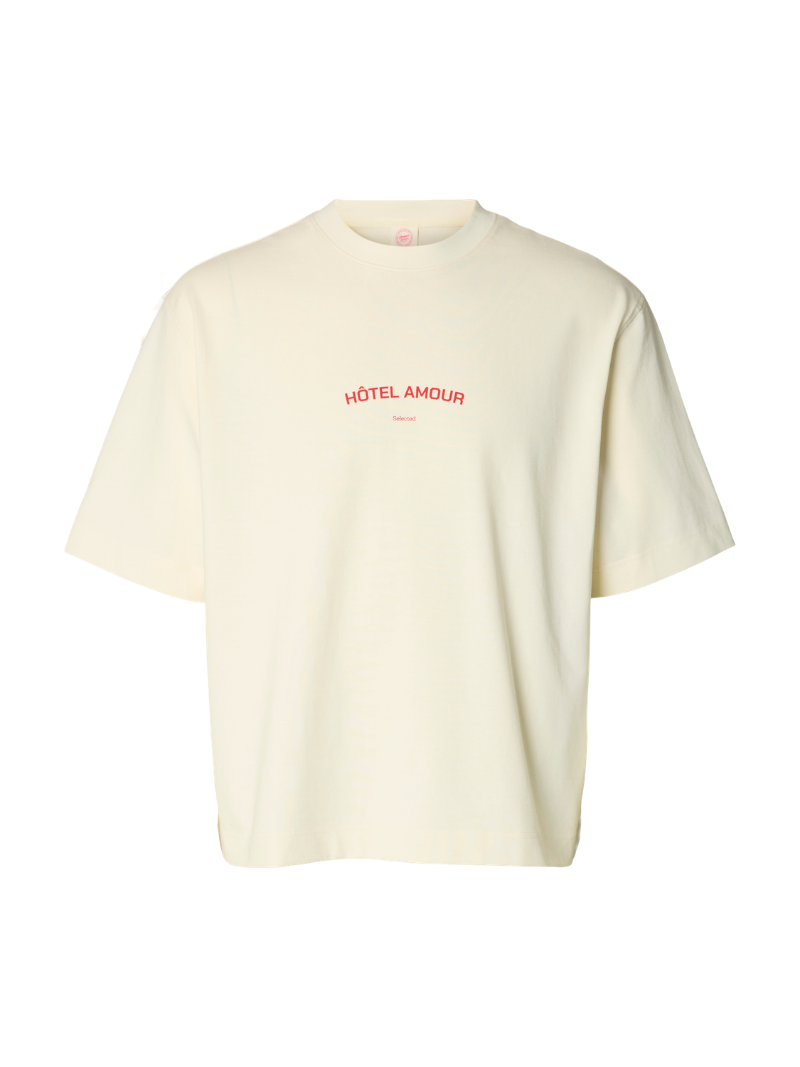 Organic Cotton Boxy Fit T-shirt - Off-White