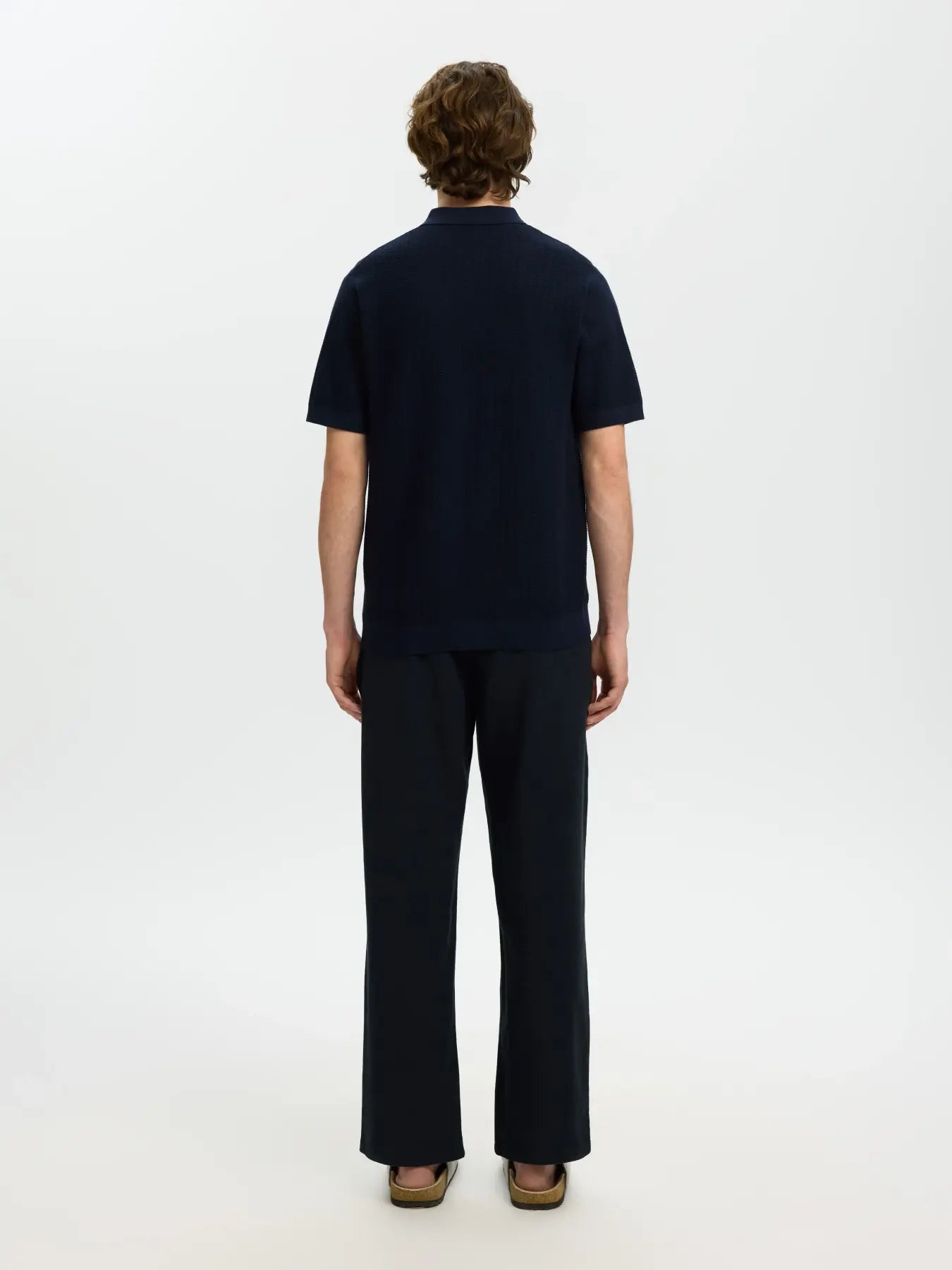 Zip-Up Structured Polo