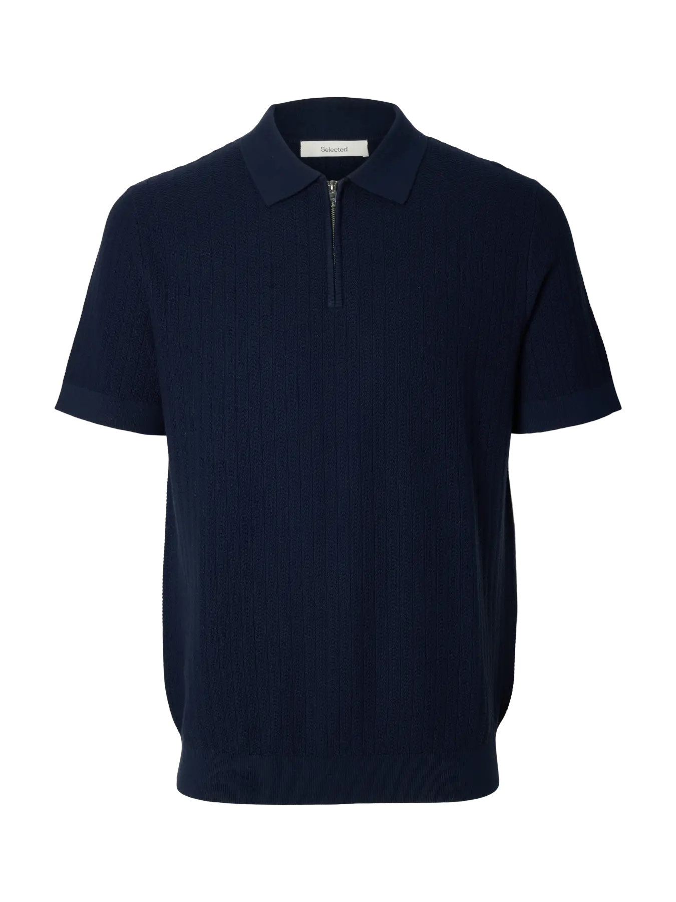 Zip-Up Structured Polo