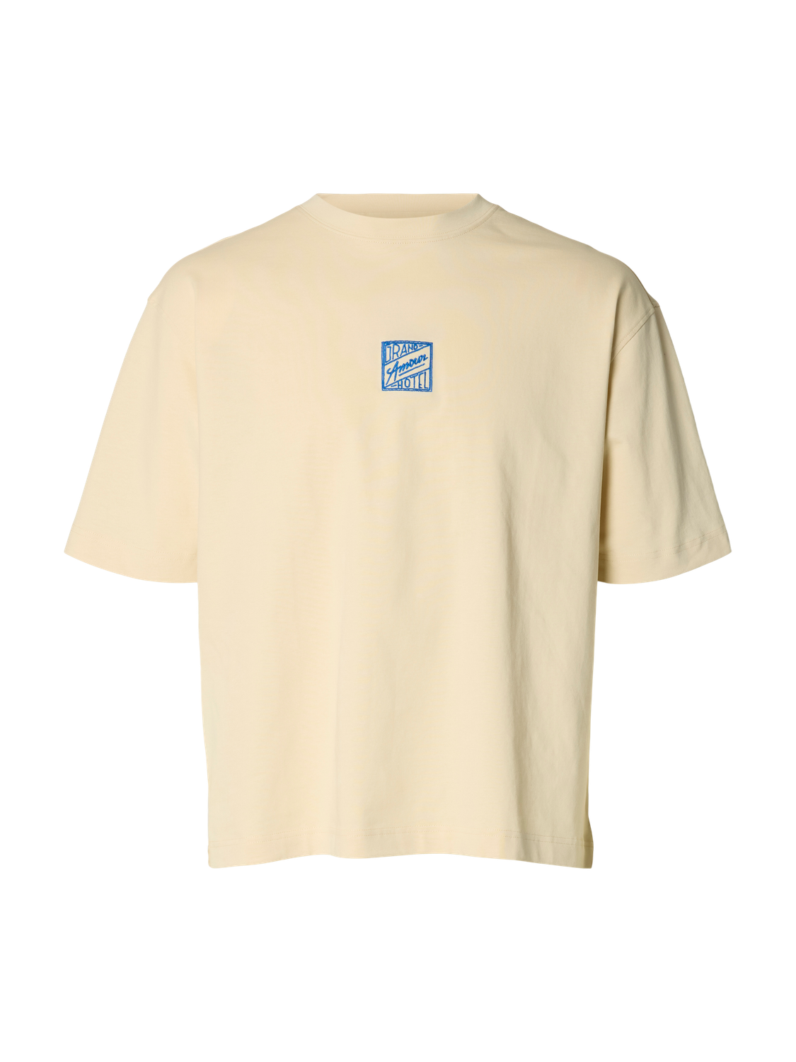 Organic Cotton Relaxed Fit T-shirt - Beige