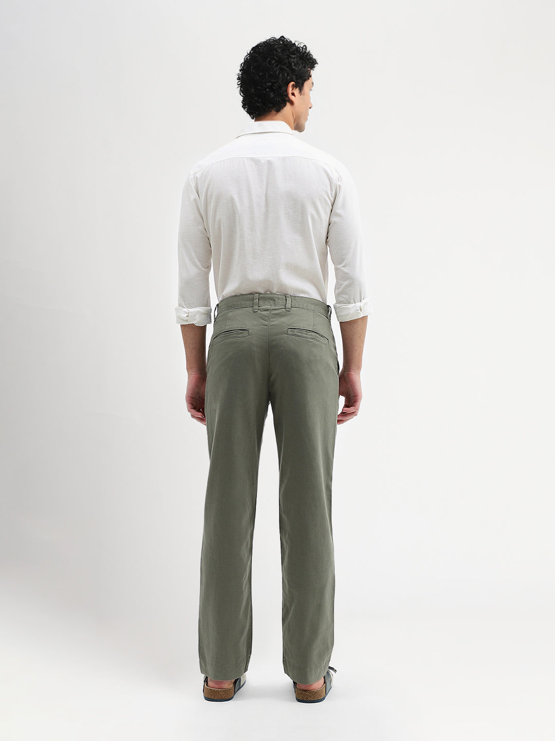 STRAIGH fit Lyocell TENCEL Pant - Green