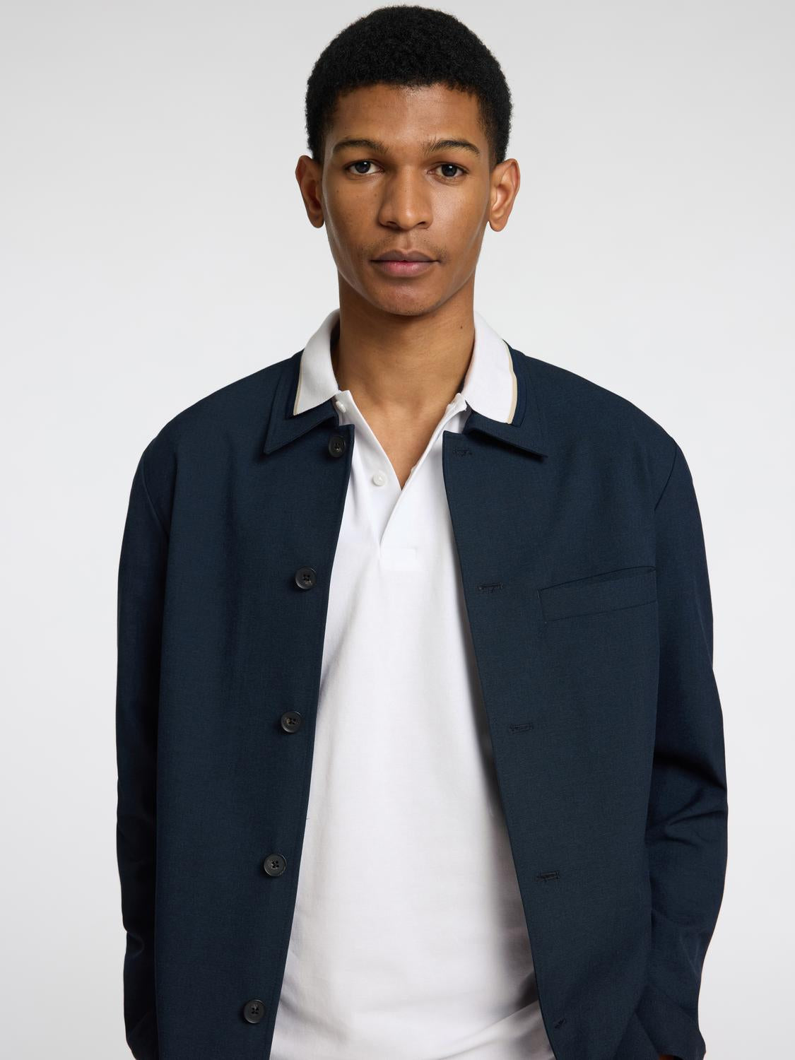 Organic Cotton Slim Fit Polo - Bright White