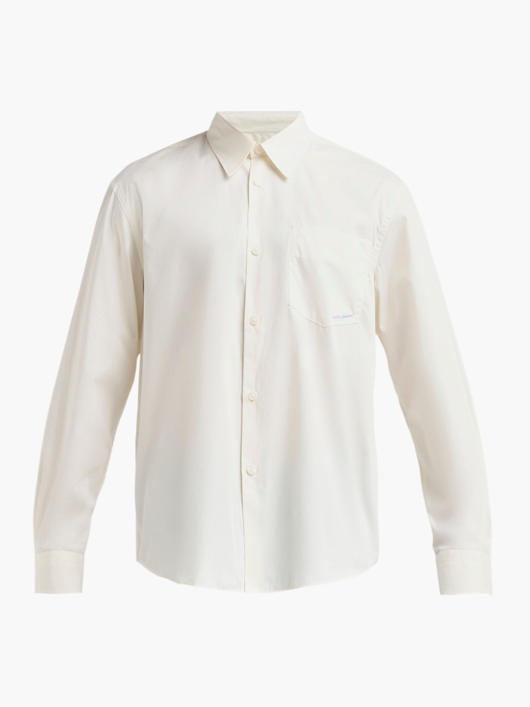 Regular Fit Embroidered Text Shirt