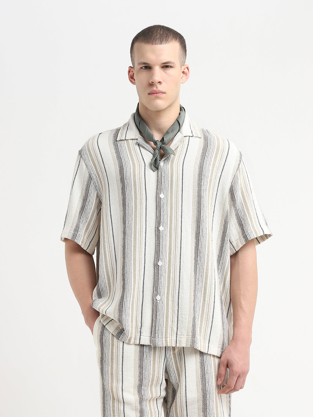 Resort Collar Relaxed Fit Shirt