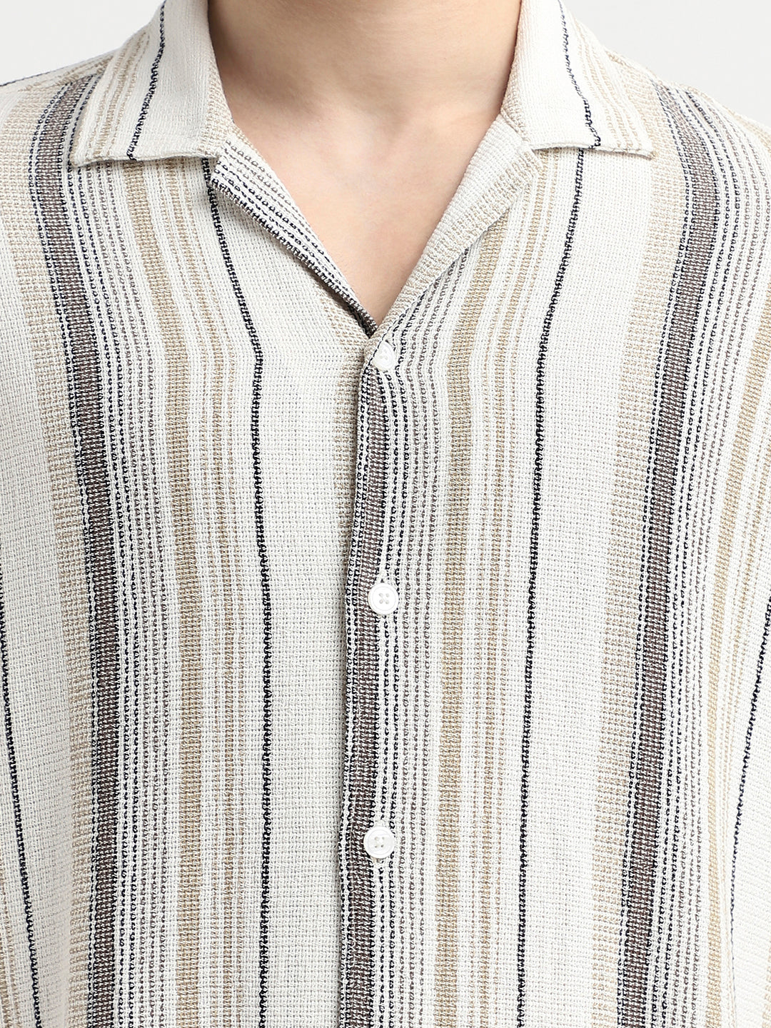Resort Collar Relaxed Fit Shirt