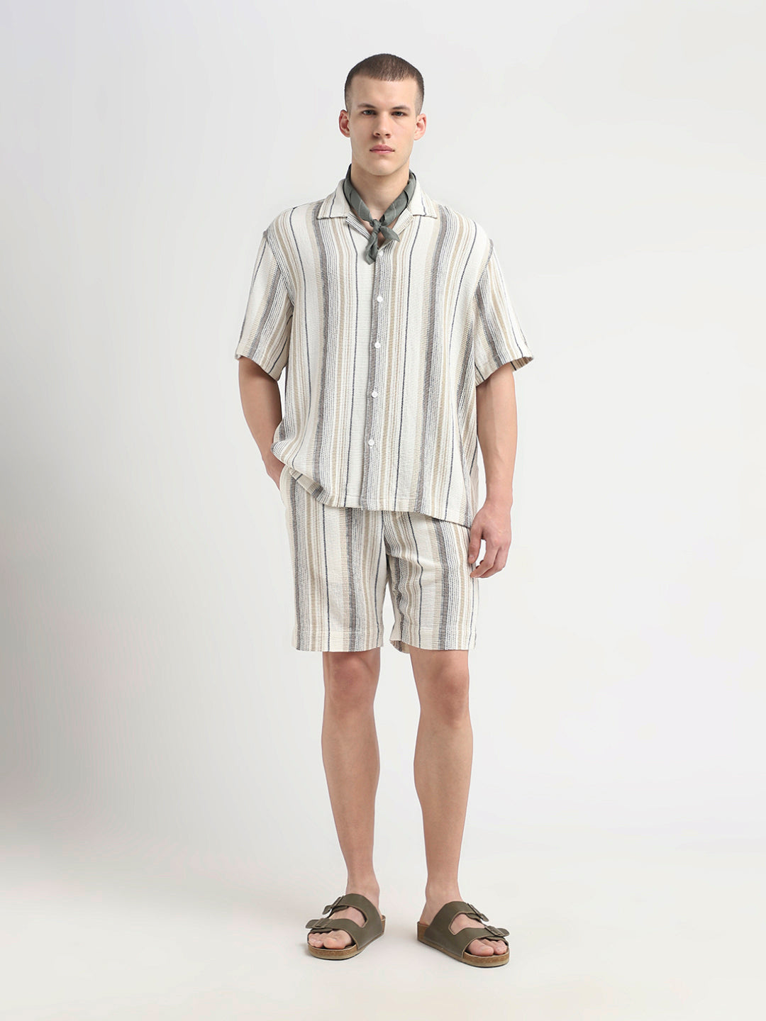 Resort Collar Relaxed Fit Shirt