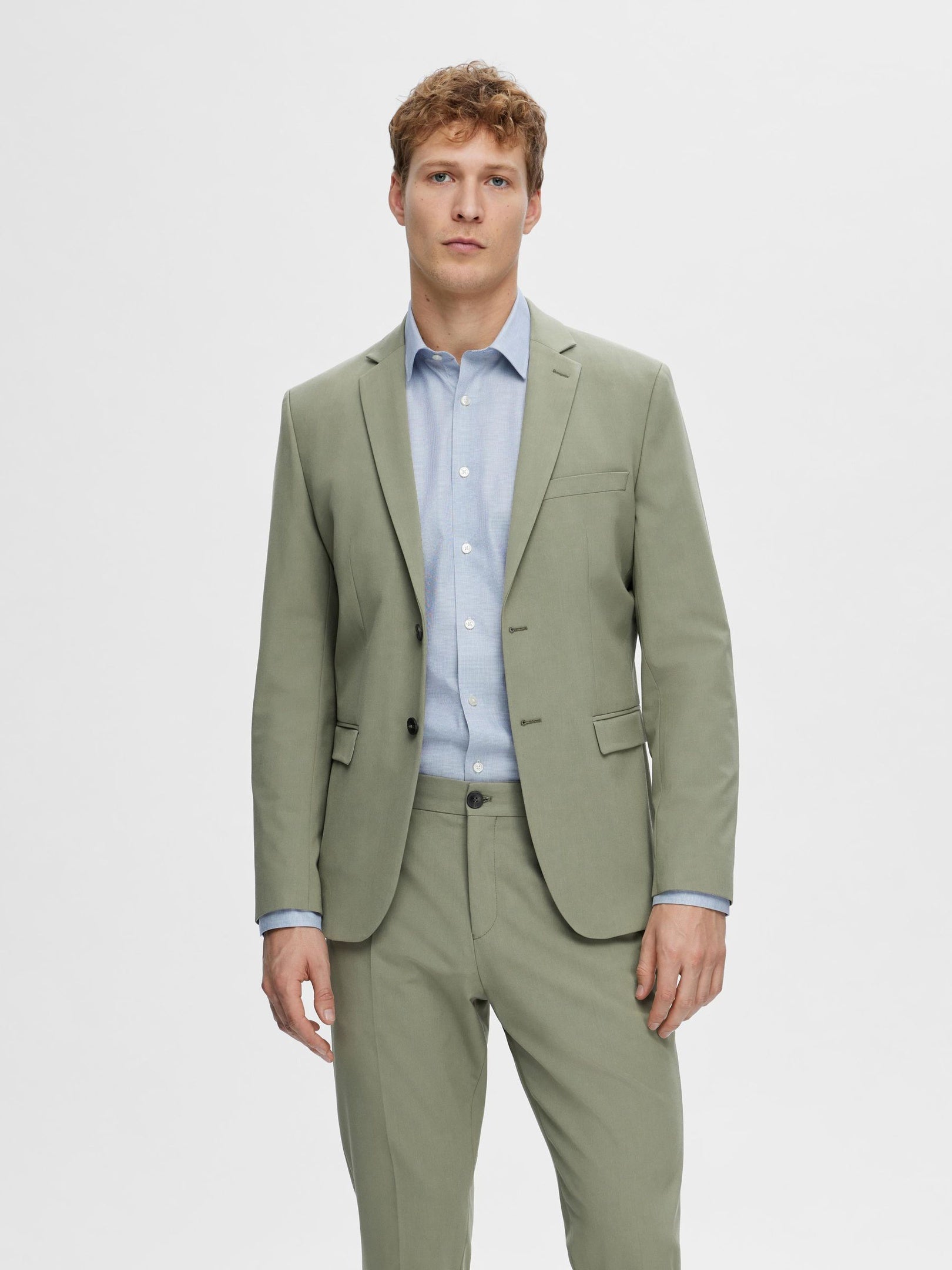 Double Button Tailored Blazer