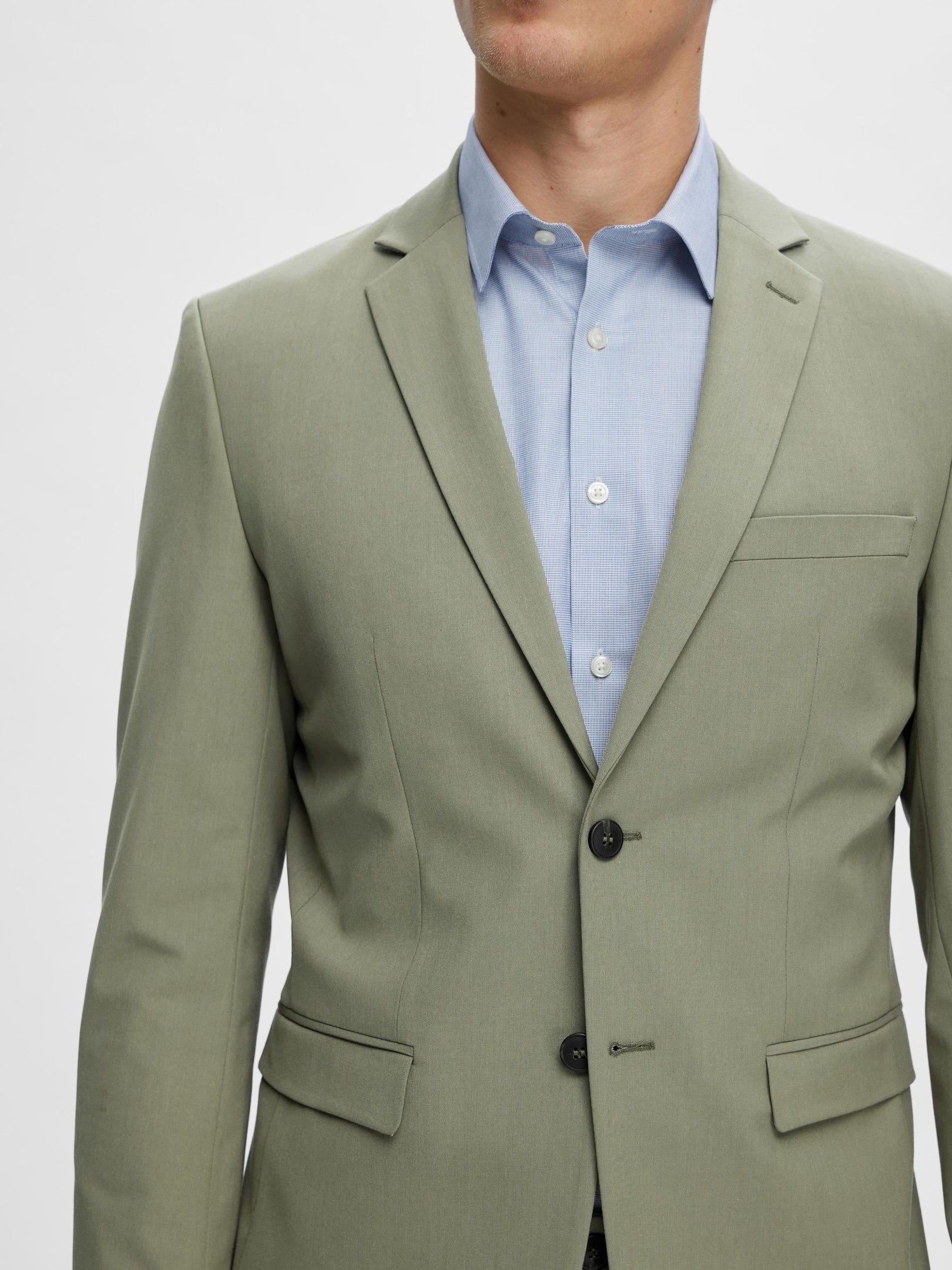 Double Button Tailored Blazer
